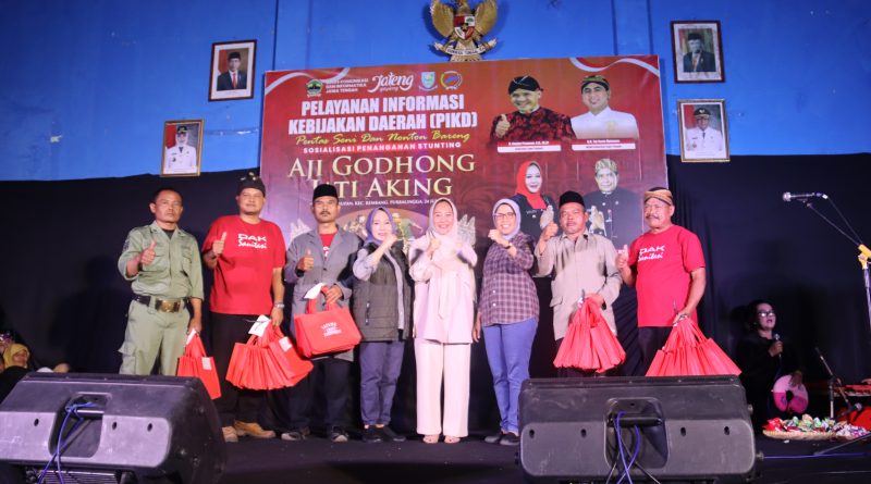 Diskominfo Jawa Tengah Gelar Pertunjukan Seni Dalam Rangka Sosialisasi Pencegahan Stunting